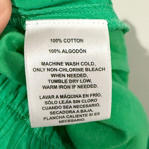 BROADWAY 38 Green Wide Leg Crop Pants Size XL - Picture 6 of 8